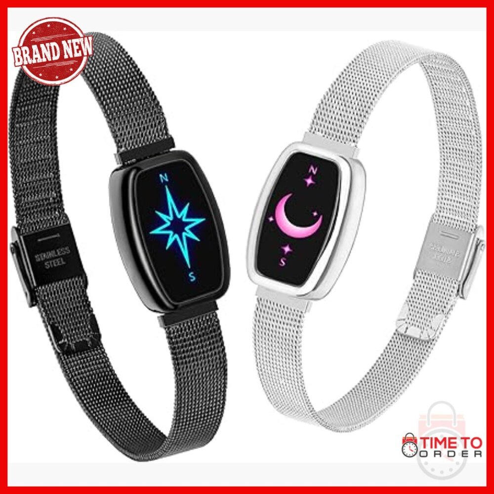 Smart Bluetooth Touch Bracelet for Couples, Vibration & Light Up Feature
